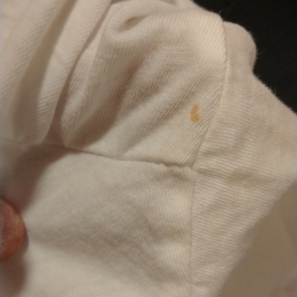 NEW n: philanthropy 100% Cotton Slit Collar Distressed White T Shirt Size XL - Picture 8 of 8